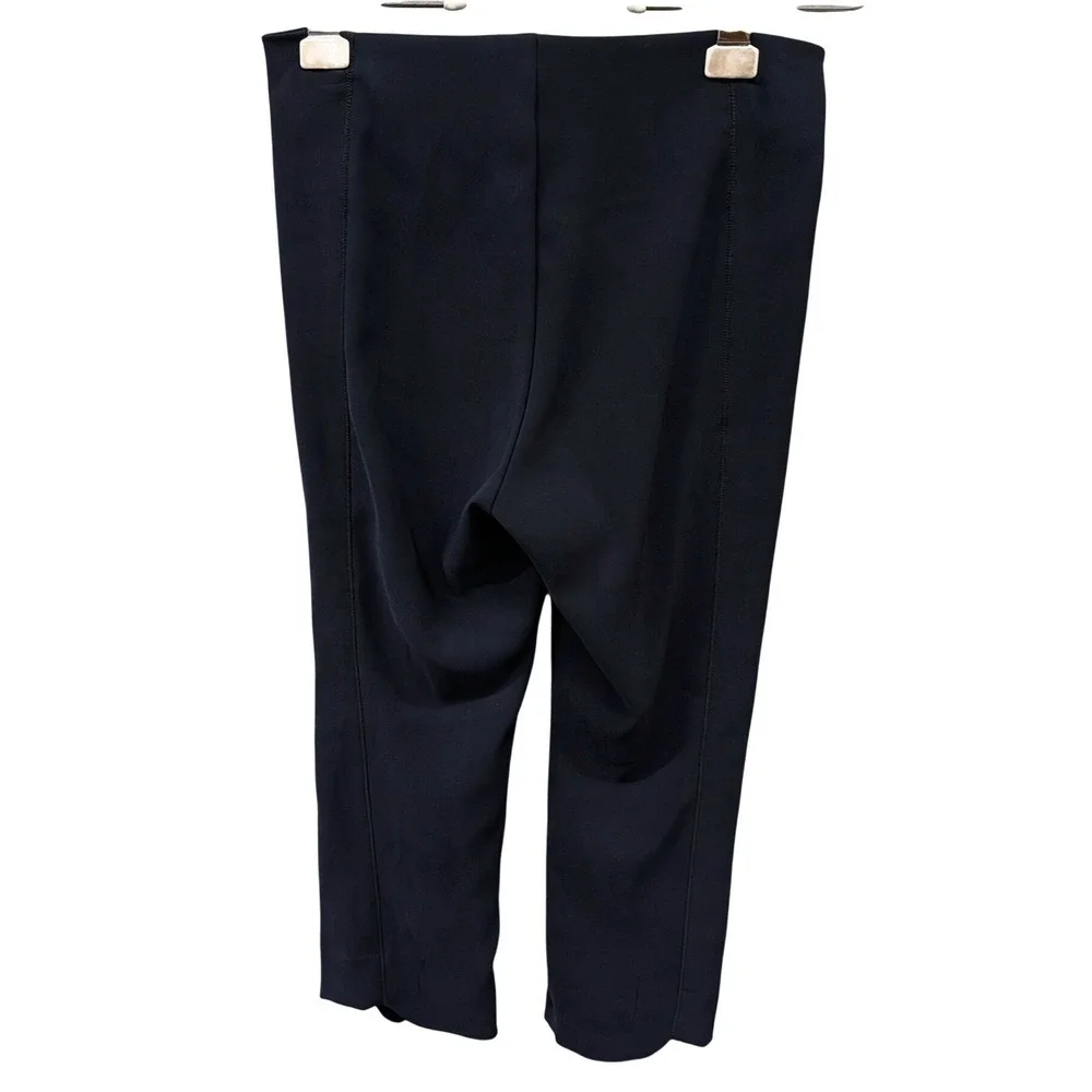 Porto SF Vesuvio Navy Japanese Jet Jersey Straight Leg Cropped Pants- Size XS